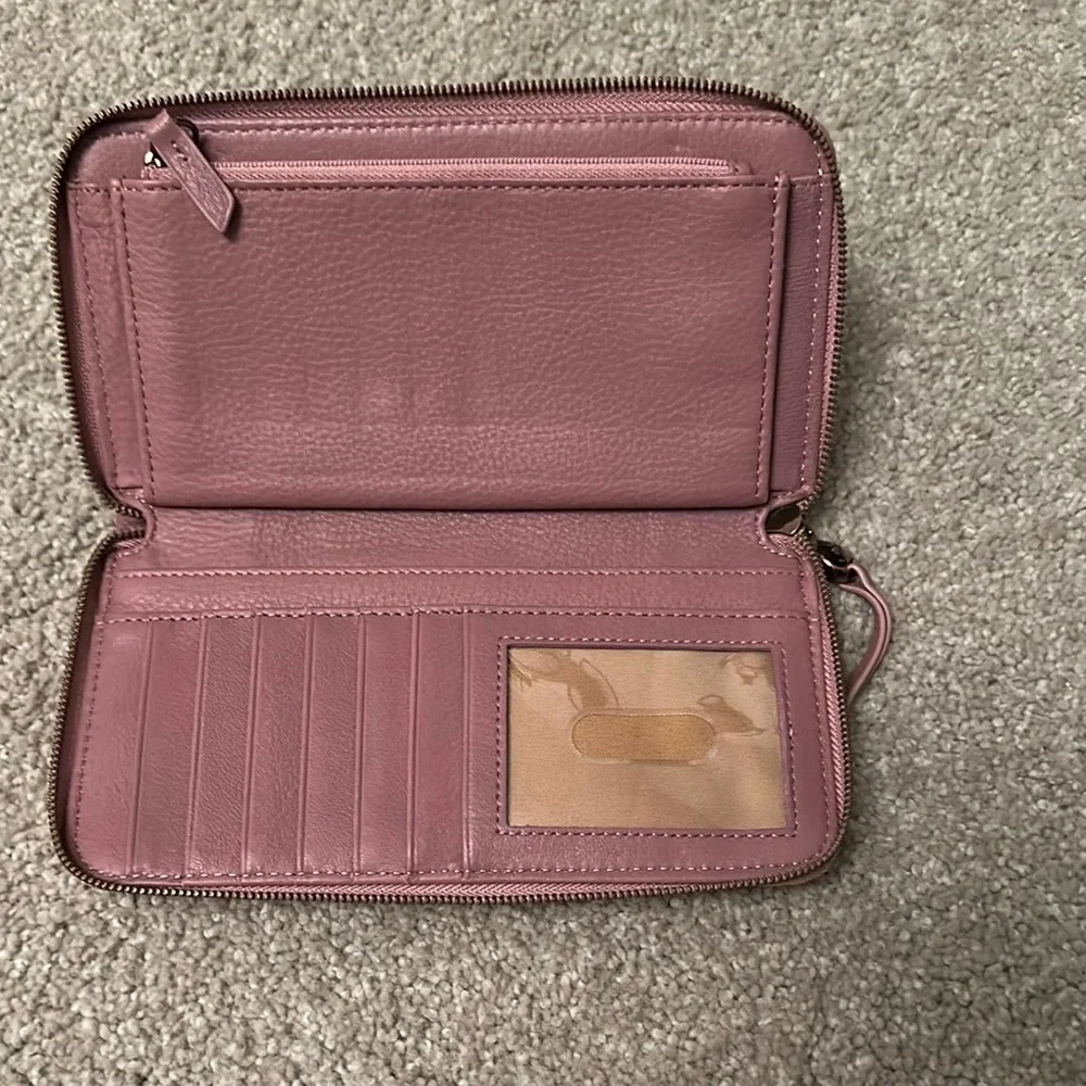 Hobo International - Nila Large Zip Around Continental Wallet Mauve - Picture 3 of 3